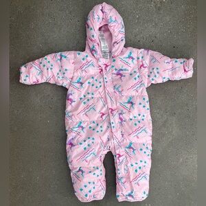 Columbia Snuggle Bunny Down Bunting Snowsuit